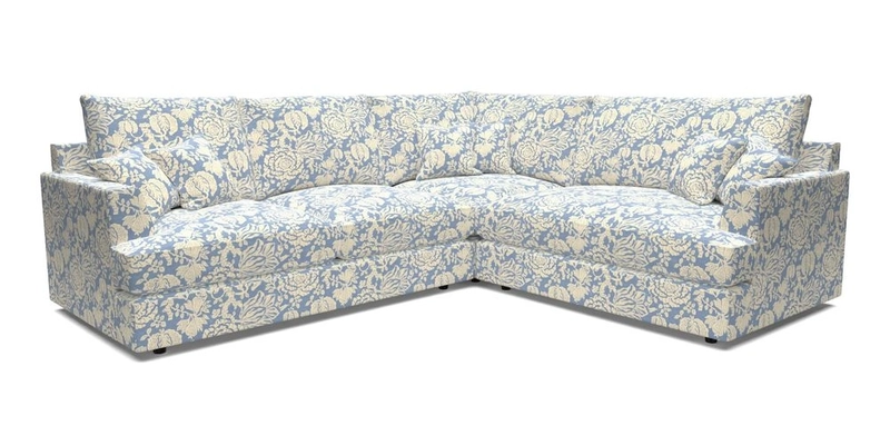 Slingsby Medium Fitted Cover Corner Unit LHF in Two Tone Plain Biscuit.  Loose cover version available