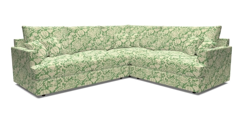 Slingsby Medium Fitted Cover Corner Unit LHF in Two Tone Plain Biscuit.  Loose cover version available