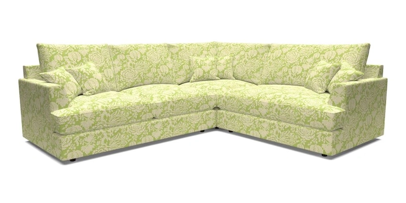 Slingsby Medium Fitted Cover Corner Unit LHF in Two Tone Plain Biscuit.  Loose cover version available