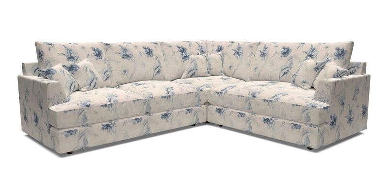 Slingsby Medium Fitted Cover Corner Unit LHF in Two Tone Plain Biscuit.  Loose cover version available