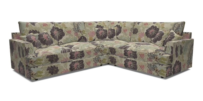 Slingsby Medium Fitted Cover Corner Unit LHF in Two Tone Plain Biscuit.  Loose cover version available