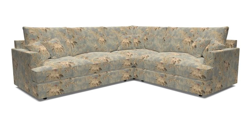 Slingsby Medium Fitted Cover Corner Unit LHF in Two Tone Plain Biscuit.  Loose cover version available