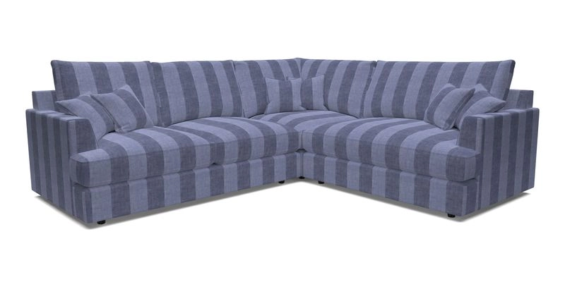 Slingsby Medium Fitted Cover Corner Unit LHF in Two Tone Plain Biscuit.  Loose cover version available