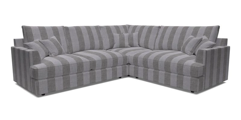 Slingsby Medium Fitted Cover Corner Unit LHF in Two Tone Plain Biscuit.  Loose cover version available