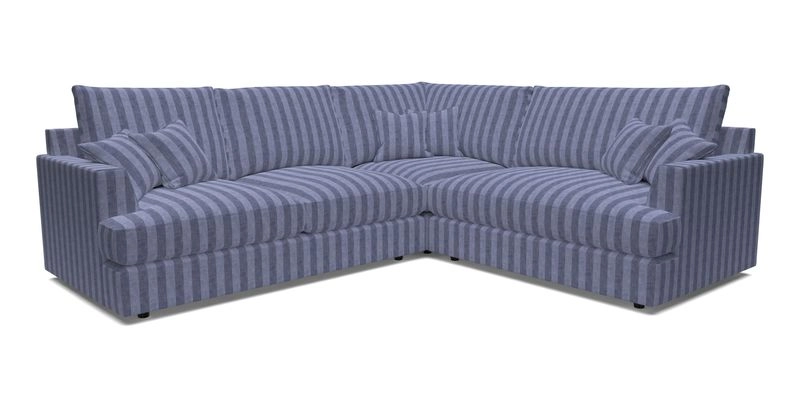 Slingsby Medium Fitted Cover Corner Unit LHF in Two Tone Plain Biscuit.  Loose cover version available