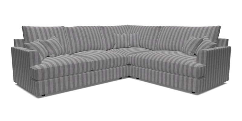 Slingsby Medium Fitted Cover Corner Unit LHF in Two Tone Plain Biscuit.  Loose cover version available