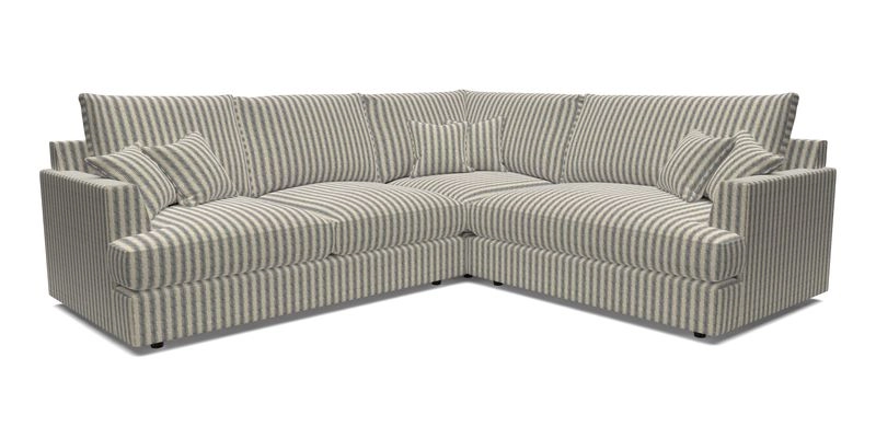 Slingsby Medium Fitted Cover Corner Unit LHF in Two Tone Plain Biscuit.  Loose cover version available