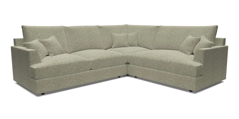 Slingsby Medium Fitted Cover Corner Unit LHF in Two Tone Plain Biscuit.  Loose cover version available