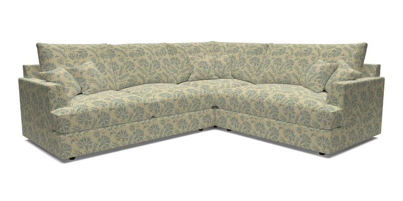 Slingsby Medium Fitted Cover Corner Unit LHF in Two Tone Plain Biscuit.  Loose cover version available