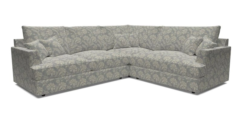 Slingsby Medium Fitted Cover Corner Unit LHF in Two Tone Plain Biscuit.  Loose cover version available