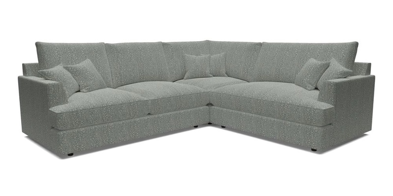 Slingsby Medium Fitted Cover Corner Unit LHF in Two Tone Plain Biscuit.  Loose cover version available