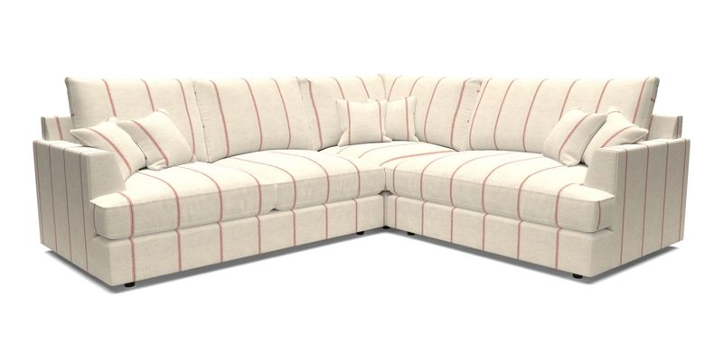 Slingsby Medium Fitted Cover Corner Unit LHF in Two Tone Plain Biscuit.  Loose cover version available