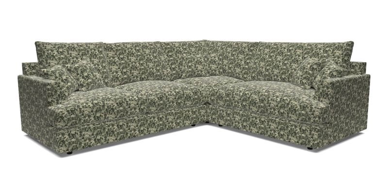 Slingsby Medium Fitted Cover Corner Unit LHF in Two Tone Plain Biscuit.  Loose cover version available