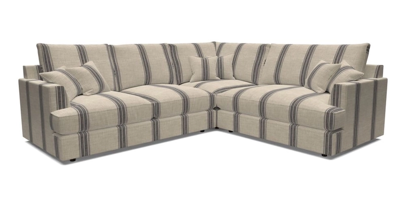 Slingsby Medium Fitted Cover Corner Unit LHF in Two Tone Plain Biscuit.  Loose cover version available