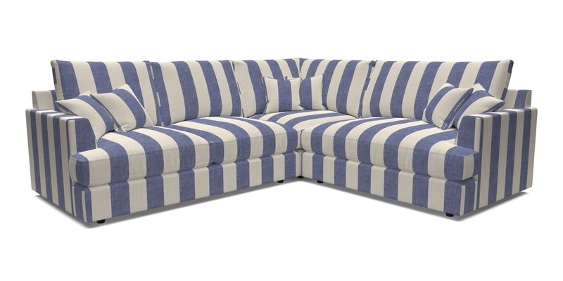 Slingsby Medium Fitted Cover Corner Unit LHF in Two Tone Plain Biscuit.  Loose cover version available