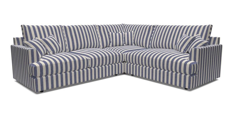 Slingsby Medium Fitted Cover Corner Unit LHF in Two Tone Plain Biscuit.  Loose cover version available