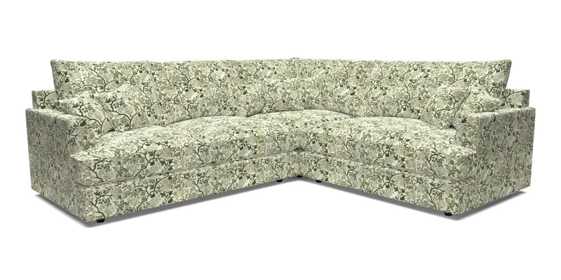 Slingsby Medium Fitted Cover Corner Unit LHF in Two Tone Plain Biscuit.  Loose cover version available