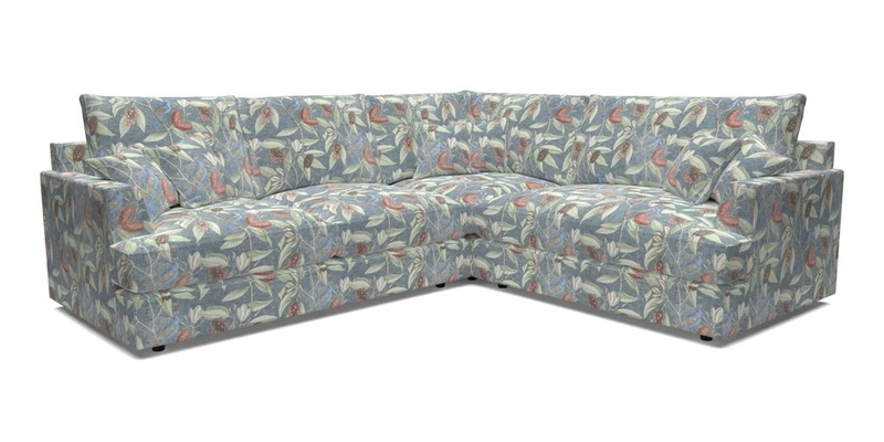 Slingsby Medium Fitted Cover Corner Unit LHF in Two Tone Plain Biscuit.  Loose cover version available