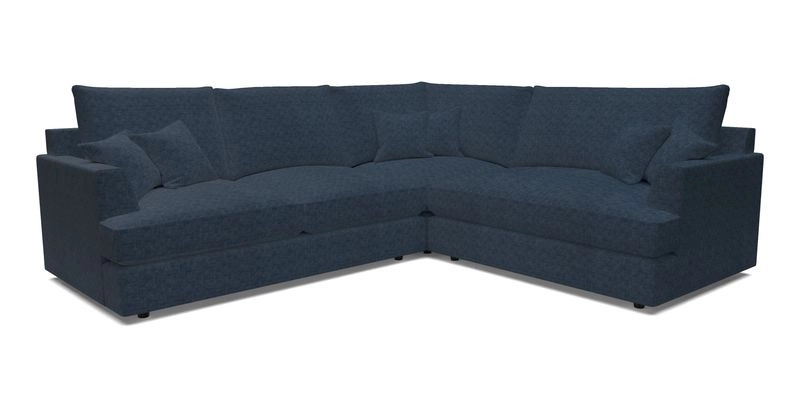 Slingsby Medium Fitted Cover Corner Unit LHF in Two Tone Plain Biscuit.  Loose cover version available