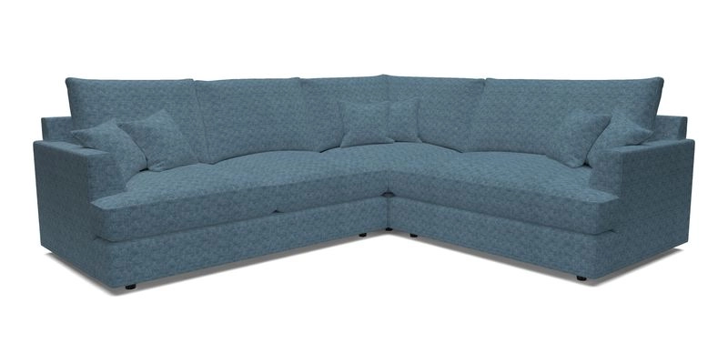 Slingsby Medium Fitted Cover Corner Unit LHF in Two Tone Plain Biscuit.  Loose cover version available