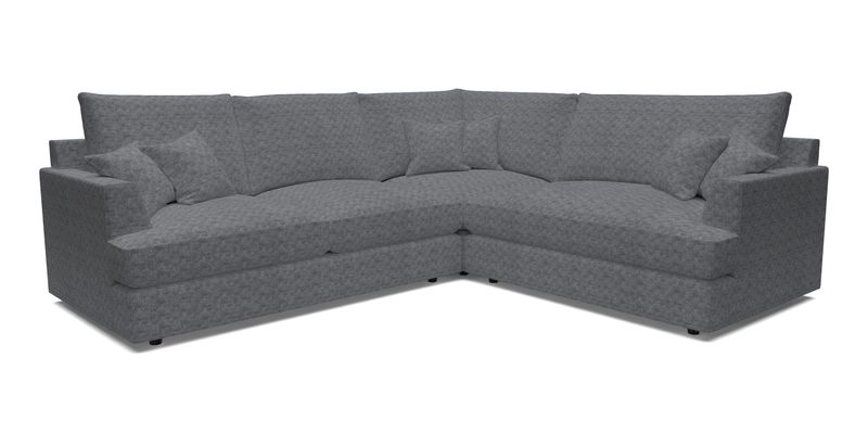 Slingsby Medium Fitted Cover Corner Unit LHF in Two Tone Plain Biscuit.  Loose cover version available