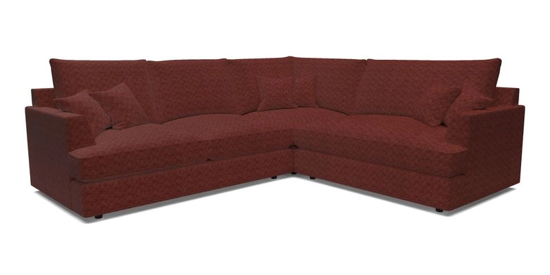 Slingsby Medium Fitted Cover Corner Unit LHF in Two Tone Plain Biscuit.  Loose cover version available