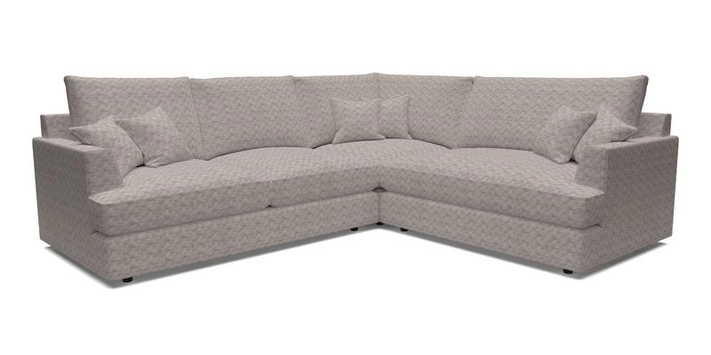 Slingsby Medium Fitted Cover Corner Unit LHF in Two Tone Plain Biscuit.  Loose cover version available