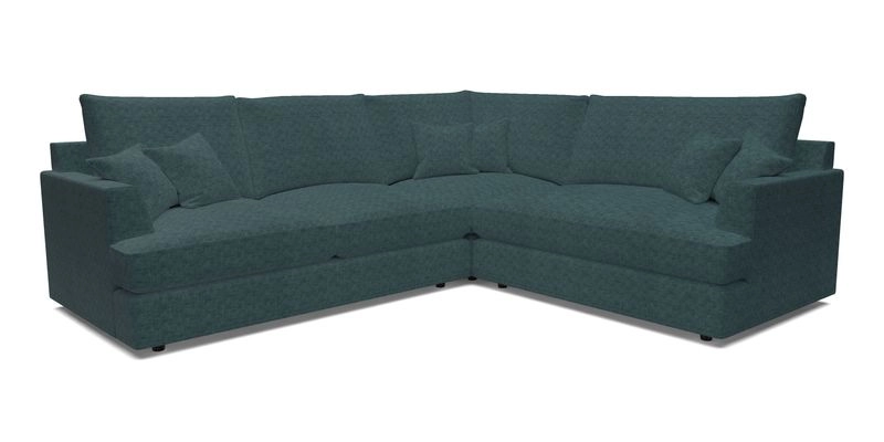 Slingsby Medium Fitted Cover Corner Unit LHF in Two Tone Plain Biscuit.  Loose cover version available