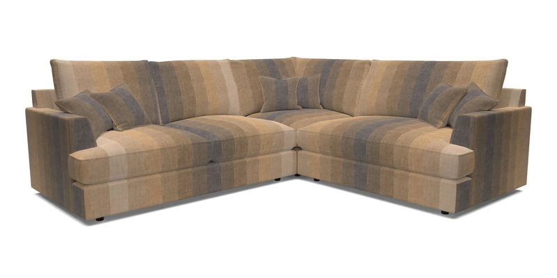 Slingsby Medium Fitted Cover Corner Unit LHF in Two Tone Plain Biscuit.  Loose cover version available