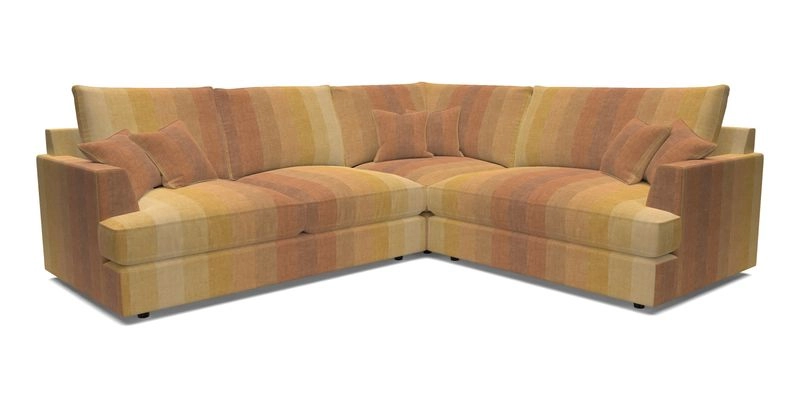 Slingsby Medium Fitted Cover Corner Unit LHF in Two Tone Plain Biscuit.  Loose cover version available