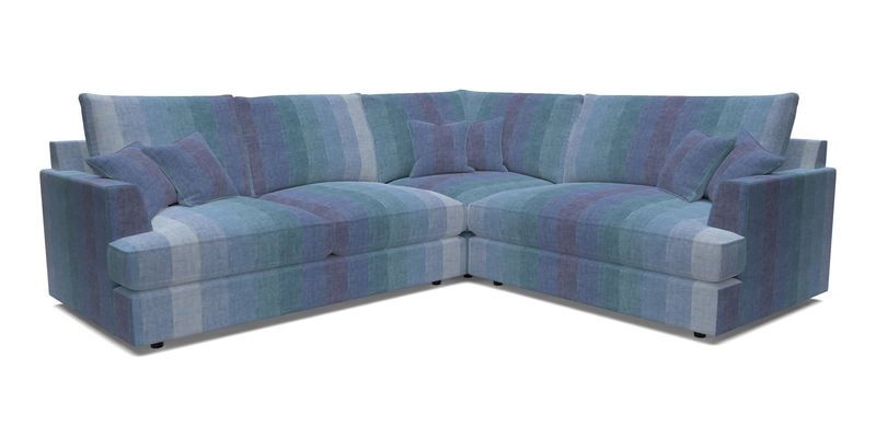 Slingsby Medium Fitted Cover Corner Unit LHF in Two Tone Plain Biscuit.  Loose cover version available