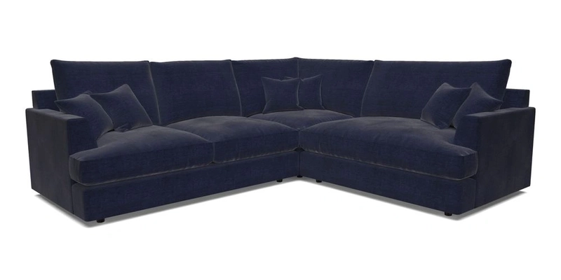 Slingsby Medium Fitted Cover Corner Unit LHF in Two Tone Plain Biscuit.  Loose cover version available