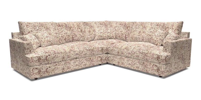 Slingsby Medium Fitted Cover Corner Unit LHF in Two Tone Plain Biscuit.  Loose cover version available