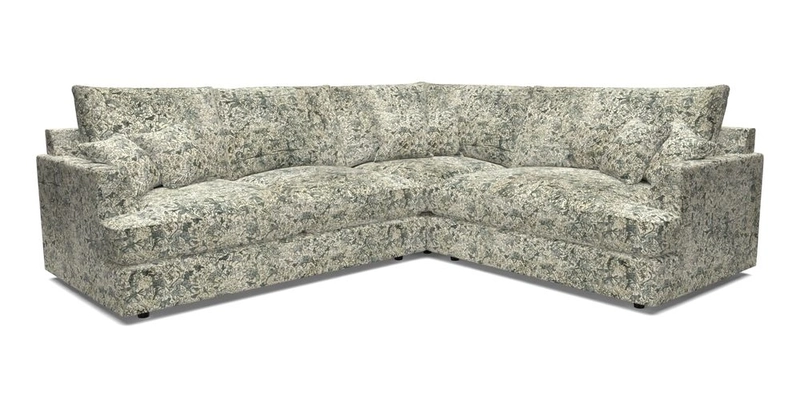 Slingsby Medium Fitted Cover Corner Unit LHF in Two Tone Plain Biscuit.  Loose cover version available