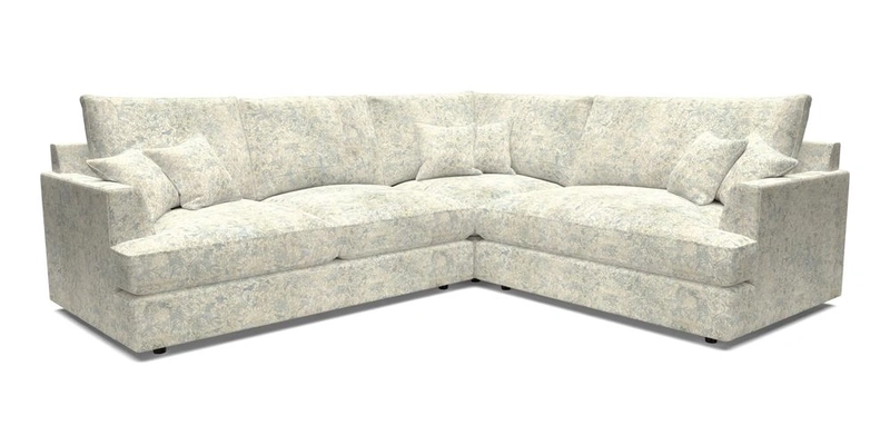 Slingsby Medium Fitted Cover Corner Unit LHF in Two Tone Plain Biscuit.  Loose cover version available