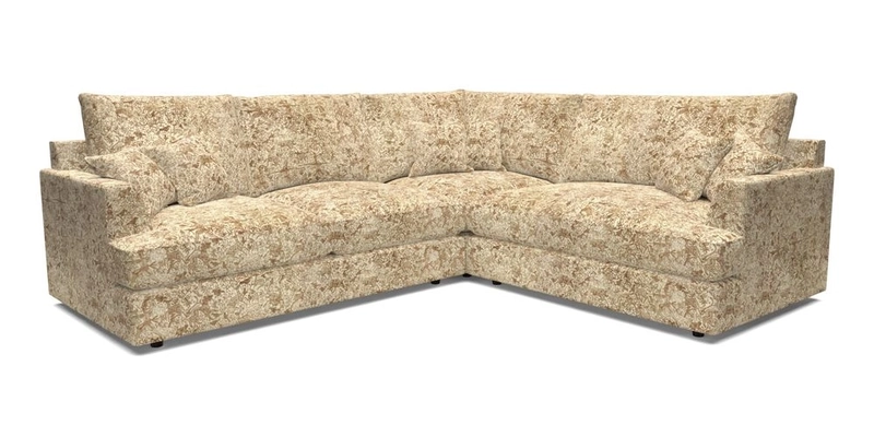 Slingsby Medium Fitted Cover Corner Unit LHF in Two Tone Plain Biscuit.  Loose cover version available