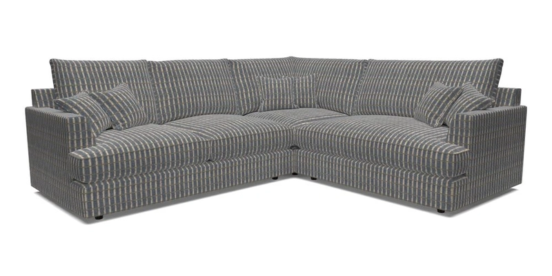 Slingsby Medium Fitted Cover Corner Unit LHF in Two Tone Plain Biscuit.  Loose cover version available