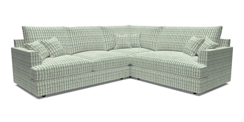 Slingsby Medium Fitted Cover Corner Unit LHF in Two Tone Plain Biscuit.  Loose cover version available