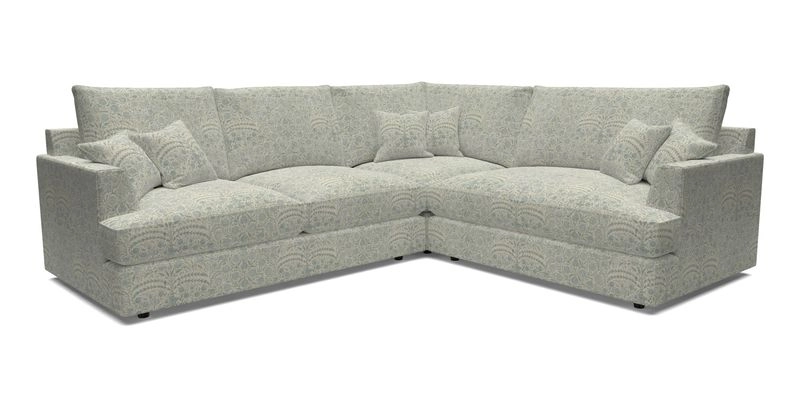 Slingsby Medium Fitted Cover Corner Unit LHF in Two Tone Plain Biscuit.  Loose cover version available