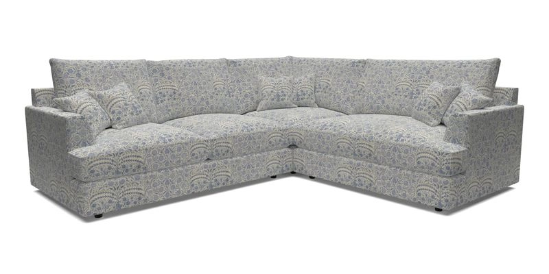 Slingsby Medium Fitted Cover Corner Unit LHF in Two Tone Plain Biscuit.  Loose cover version available