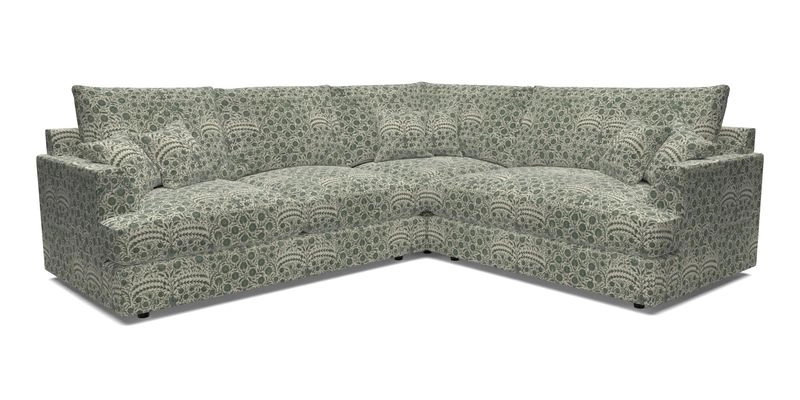 Slingsby Medium Fitted Cover Corner Unit LHF in Two Tone Plain Biscuit.  Loose cover version available