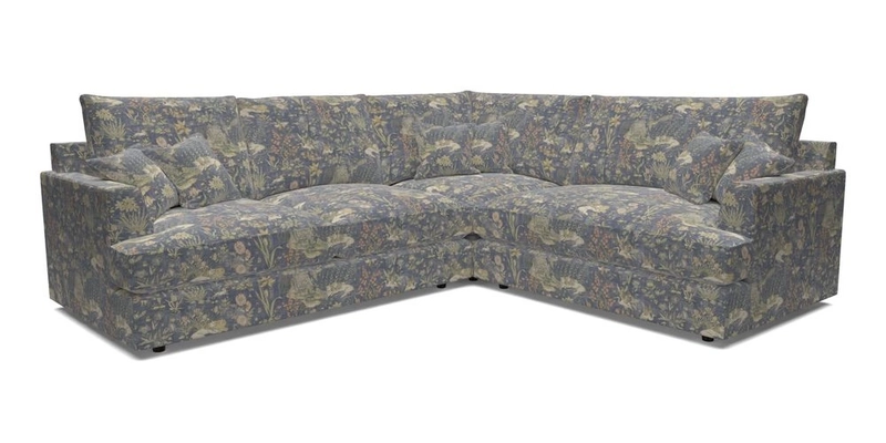 Slingsby Medium Fitted Cover Corner Unit LHF in Two Tone Plain Biscuit.  Loose cover version available