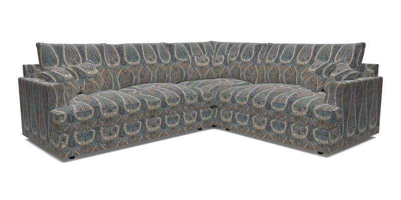 Slingsby Medium Fitted Cover Corner Unit LHF in Two Tone Plain Biscuit.  Loose cover version available