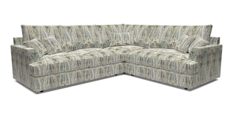 Slingsby Medium Fitted Cover Corner Unit LHF in Two Tone Plain Biscuit.  Loose cover version available