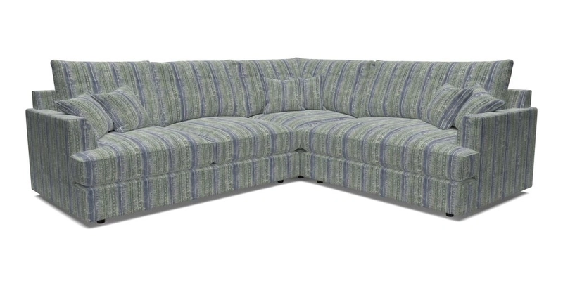 Slingsby Medium Fitted Cover Corner Unit LHF in Two Tone Plain Biscuit.  Loose cover version available