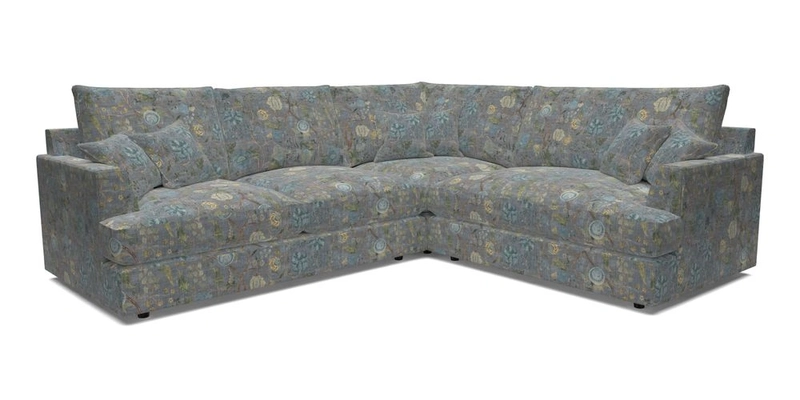 Slingsby Medium Fitted Cover Corner Unit LHF in Two Tone Plain Biscuit.  Loose cover version available