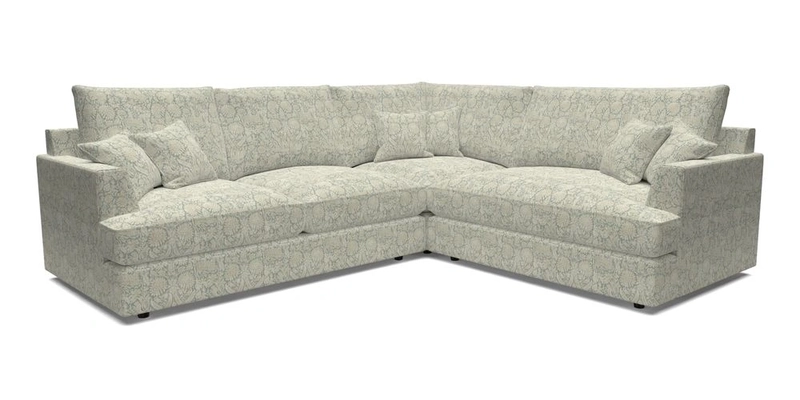 Slingsby Medium Fitted Cover Corner Unit LHF in Two Tone Plain Biscuit.  Loose cover version available