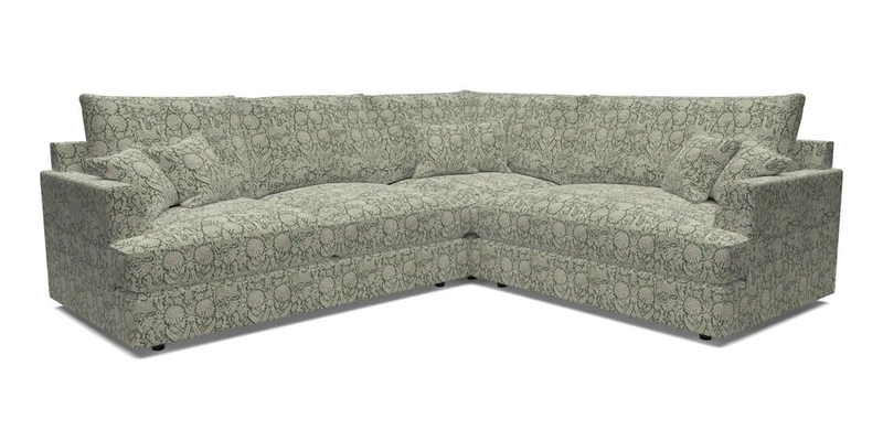 Slingsby Medium Fitted Cover Corner Unit LHF in Two Tone Plain Biscuit.  Loose cover version available