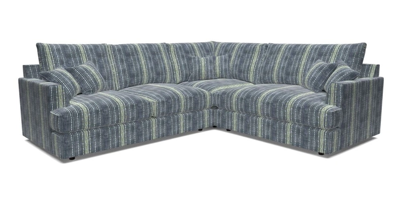 Slingsby Medium Fitted Cover Corner Unit LHF in Two Tone Plain Biscuit.  Loose cover version available