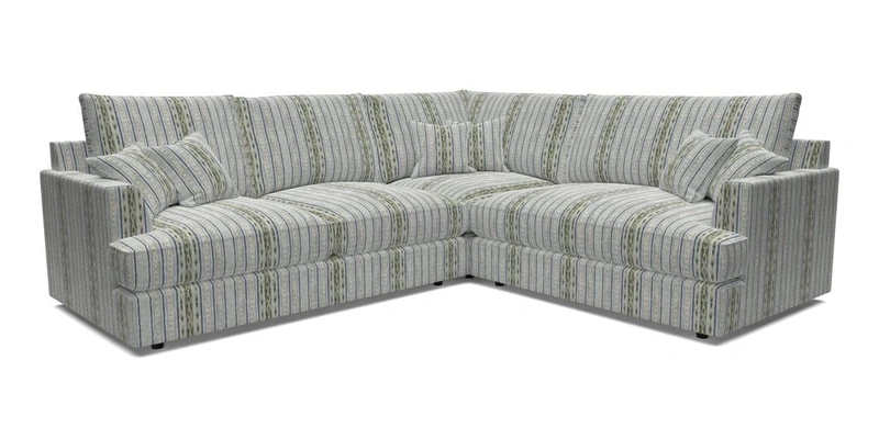 Slingsby Medium Fitted Cover Corner Unit LHF in Two Tone Plain Biscuit.  Loose cover version available